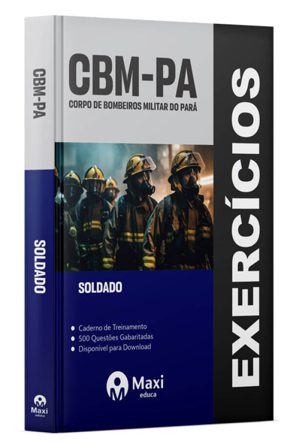 - Caderno de Questões CBM-PA - 2023 500 questões gabaritadas - Praticando - Soldado