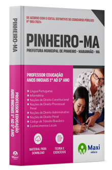 Apostila Prefeitura de Pinheiro - MA - 2024