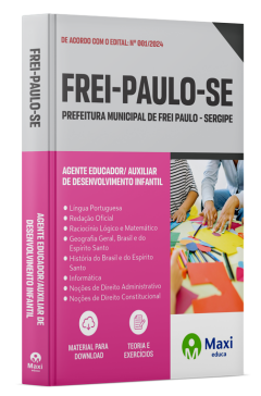 Apostila Prefeitura de Frei Paulo - SE - 2024