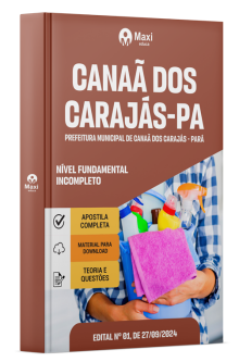 Apostila Prefeitura de Canaã dos Carajás - PA - 2024