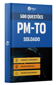 500 questões gabaritadas - PM-TO - 2025