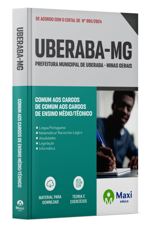 - Apostila Prefeitura de Uberaba – MG 2024 Comum aos cargos de Ensino Médio/Técnico