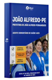 Apostila Prefeitura de João Alfredo - PE 2025