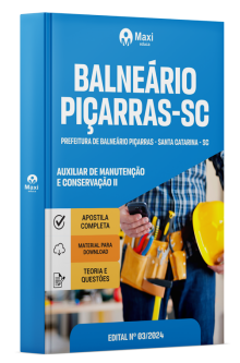 Apostila Prefeitura de Balneário Piçarras-SC 2024