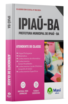 Apostila Prefeitura de Ipiaú - BA - 2024