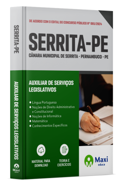 Apostila Câmara de Serrita - PE - 2024