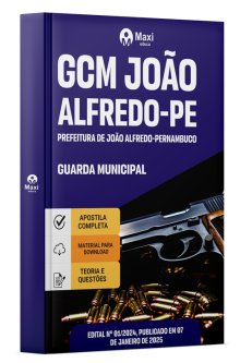 Apostila GCM João Alfredo - PE 2025