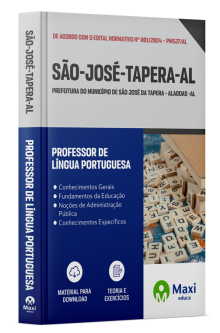 Apostila Prefeitura de São José da Tapera -AL - 2024