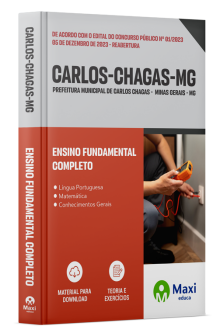 Apostila Prefeitura de Carlos Chagas - MG - 2024