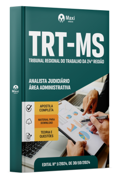 Apostila TRT MS 2024