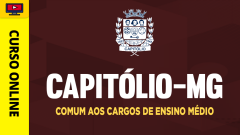 Curso Prefeitura de Capitólio-MG - Comum aos Cargos de Ensino Médio