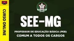 Curso SEE-MG - Professor de Educação Básica (PEB) - Comum a Todos os Cargos